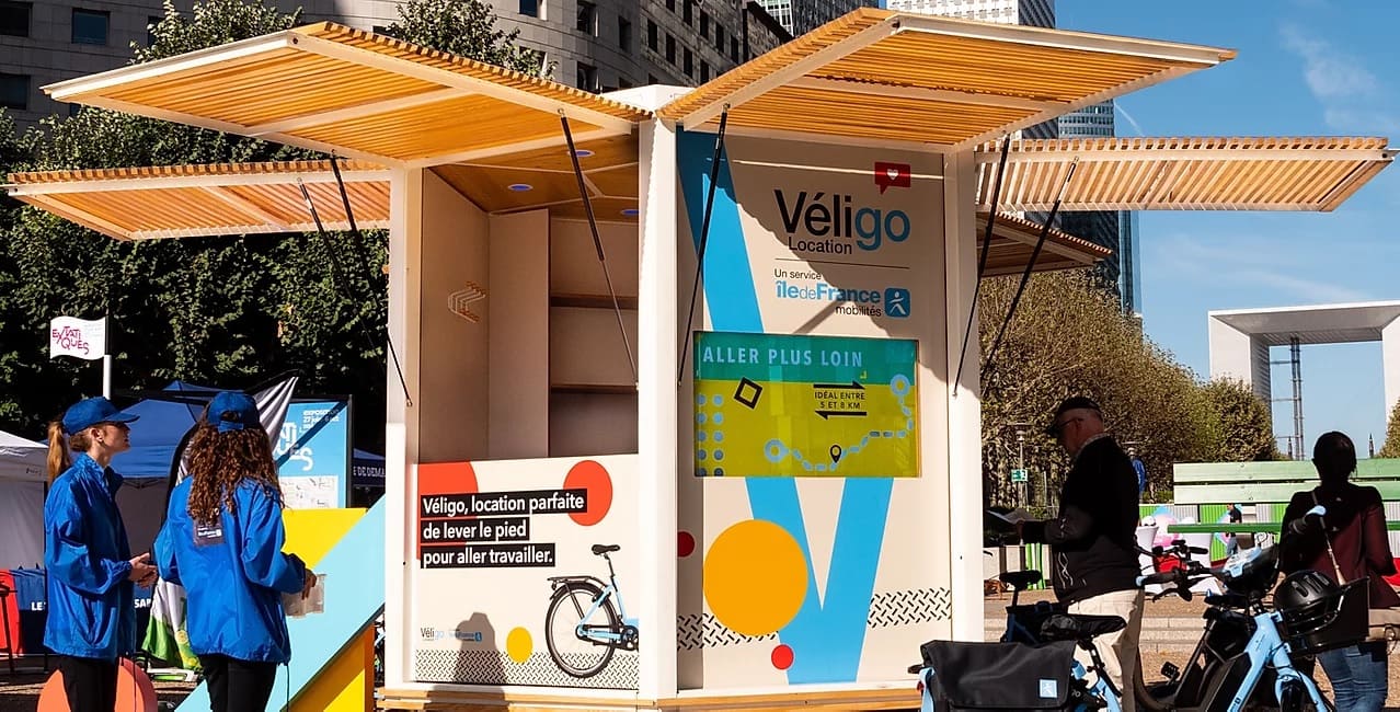 Kiosque PICNIC pour les journées européennes du patrimoine. Architecture autonome en énergie renouvelable pour l'accueil du public.