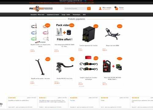 Pkroadparts - boutique spécialisé pour les motards
