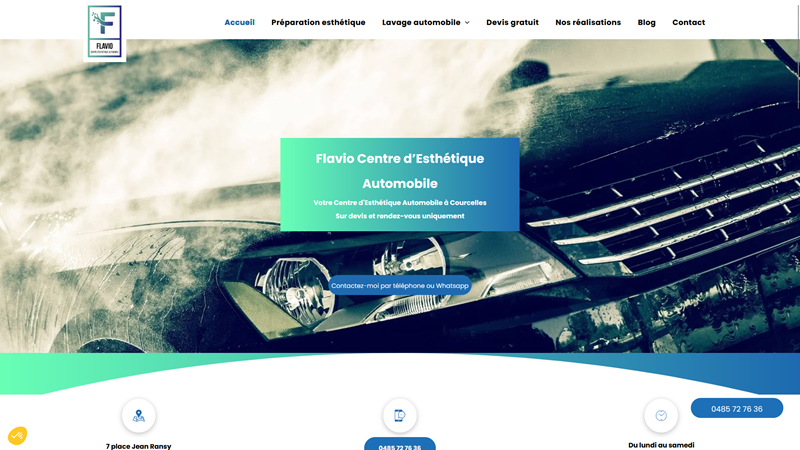 Préparation d'esthétique automobile - Flavio