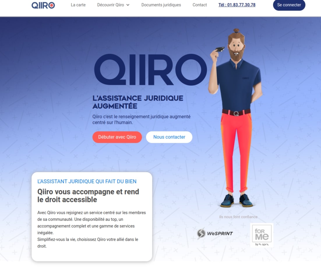 Qiiro l'assistant juridique qui fait du bien
