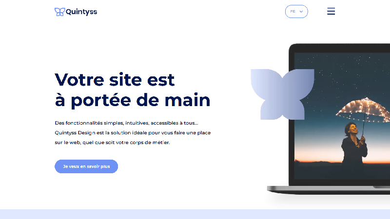Quintyss Design : Créez votre site web avec simplicité et puissance