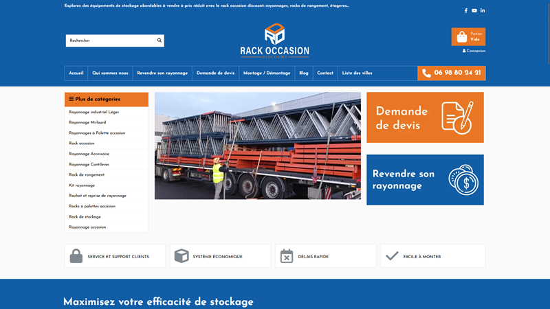 Rack occasion discount