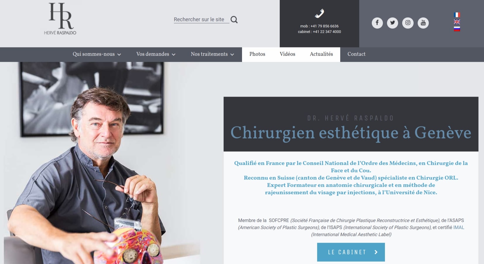raspaldo chirurgien esthétique genève