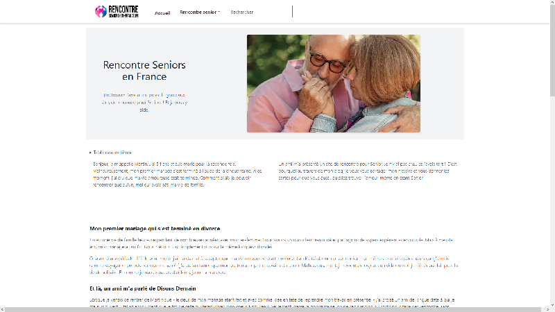 Rencontres seniors en France