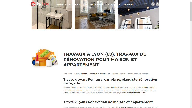 Travaux Lyon Beekolor