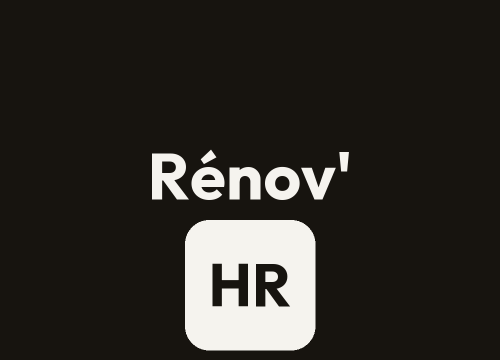 Logo Rénov' HR – rénovation et aménagement dans les Hautes-Pyrénées