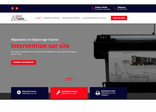 réparateur et dépannage traceur