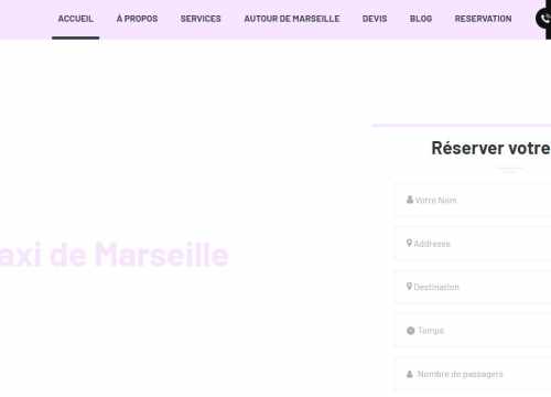 Réserver Taxi Marseille