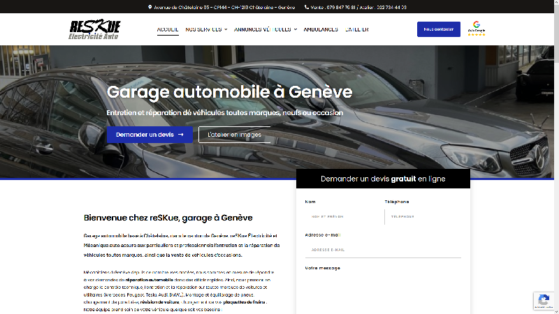 Garage automobile Reskue