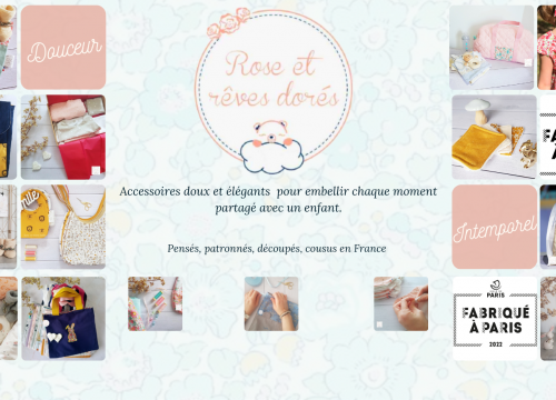 Rose et rêves dorés artisan créateur