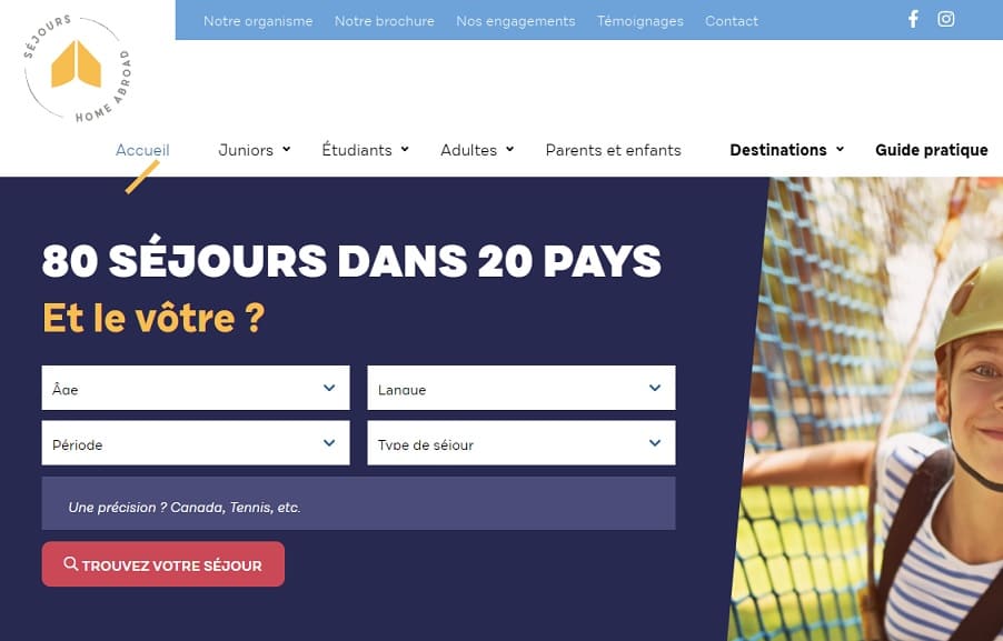 Séjours linguistique Home Abroad