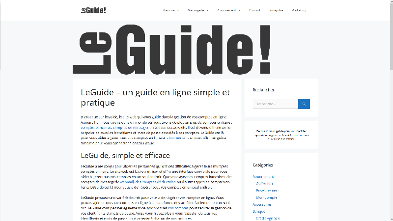 Guide Senior