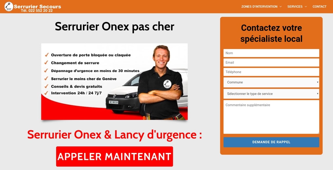 serrurier secours onex logo