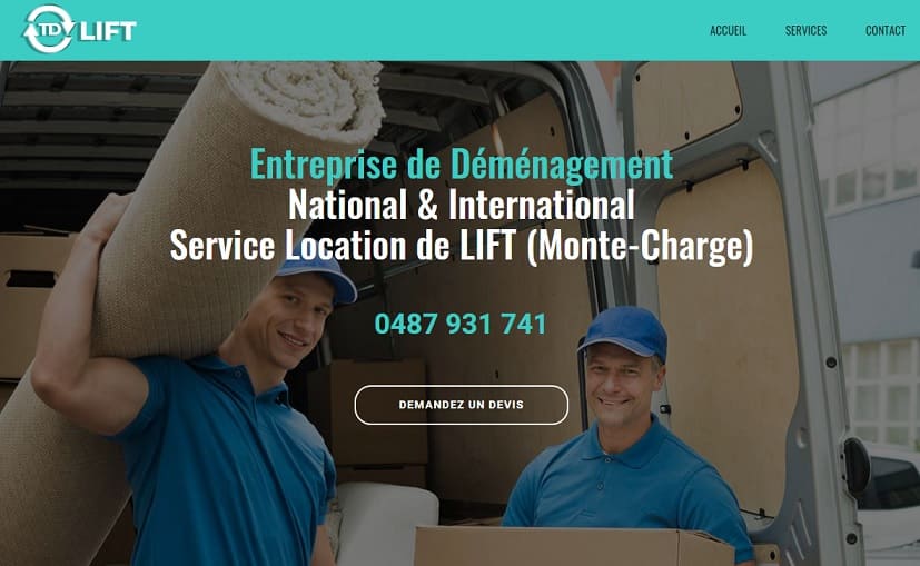 TD LIFT entreprise de déménagement
