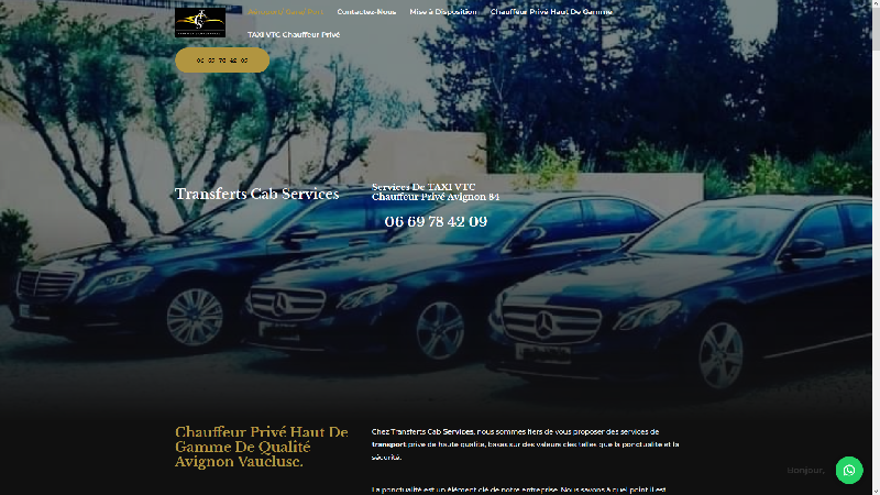 Services de Taxi vtc