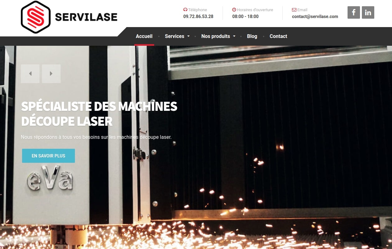 La découpe laser chez servilase