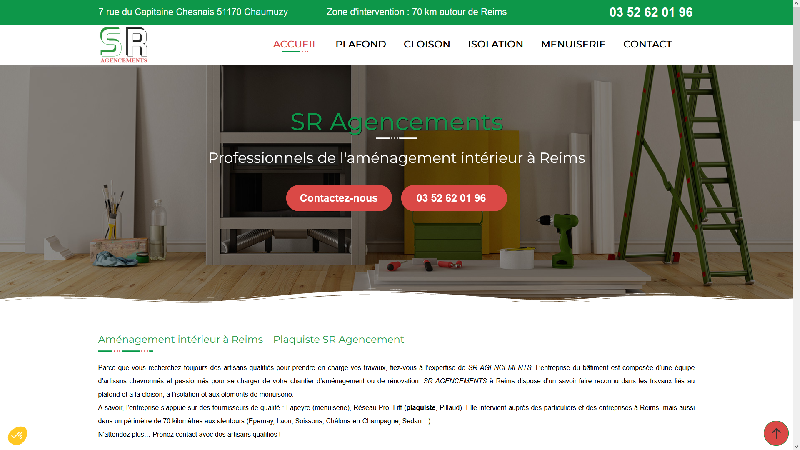 SR Agencement - Artisan cloison et plaquiste à Reims 