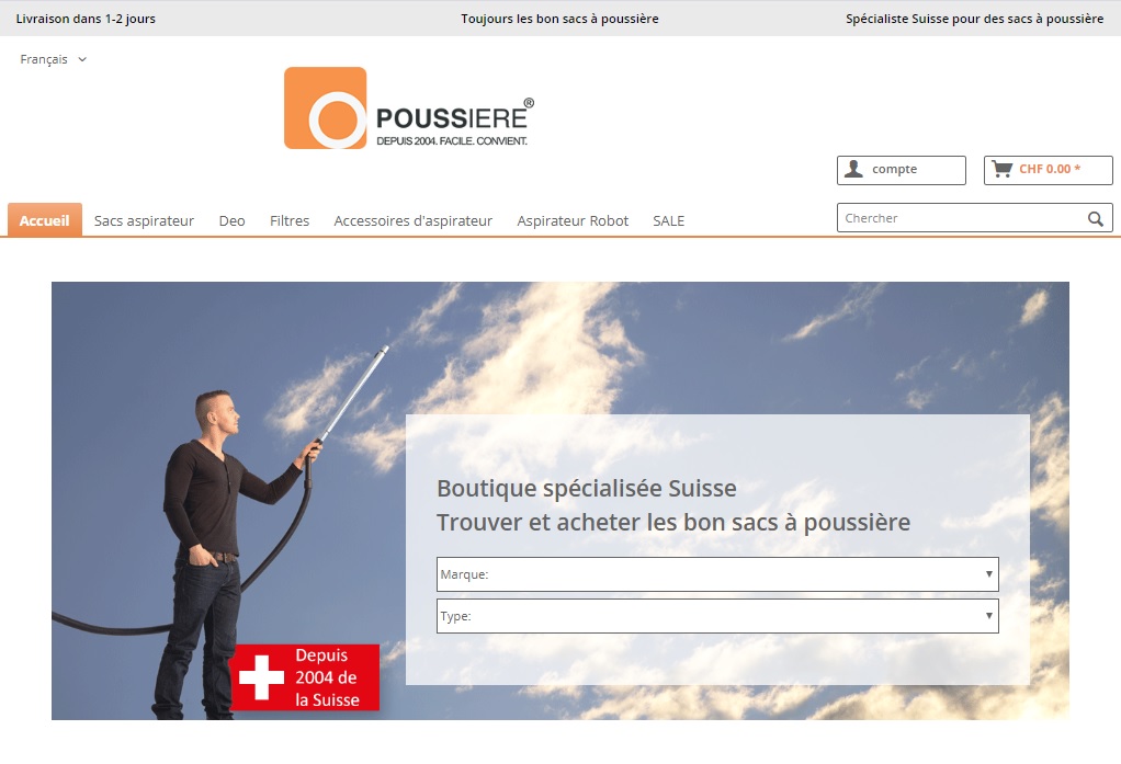 staubbeutel.ch site