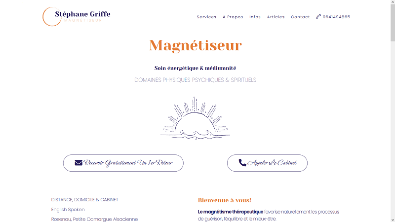 Stéphane Griffe Services de magnétiseur et soins énergétiques