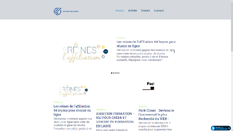 Succes en ligne - Gagner de l'argent en ligne