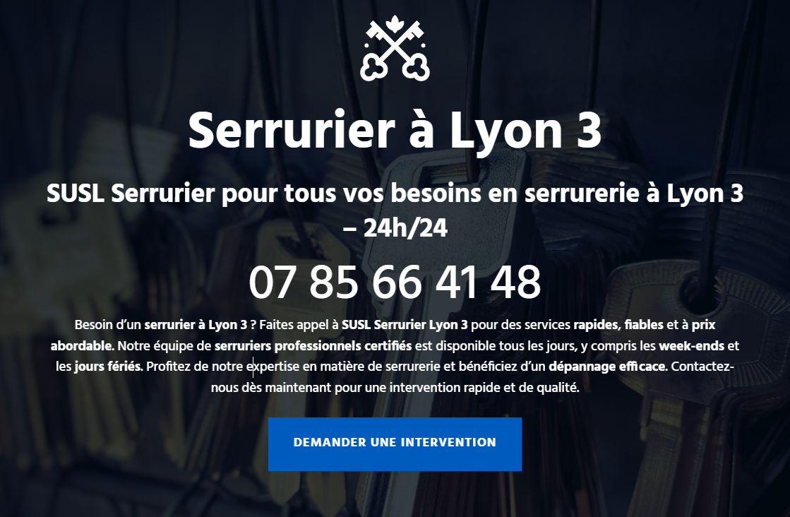 SUSL Serrurier Lyon