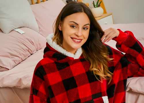 Vente de sweat plaid en ligne