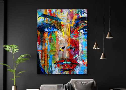 tableau femme pop art