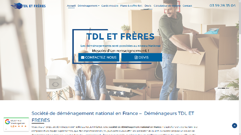 TDL ET Frères - service de déménagement