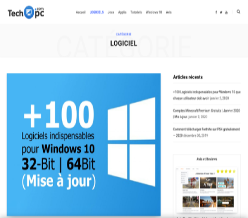 techpourpc Logiciels