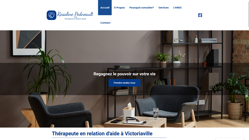 Thérapeute à Victoriaville - Rosaline Pedneault, TRA