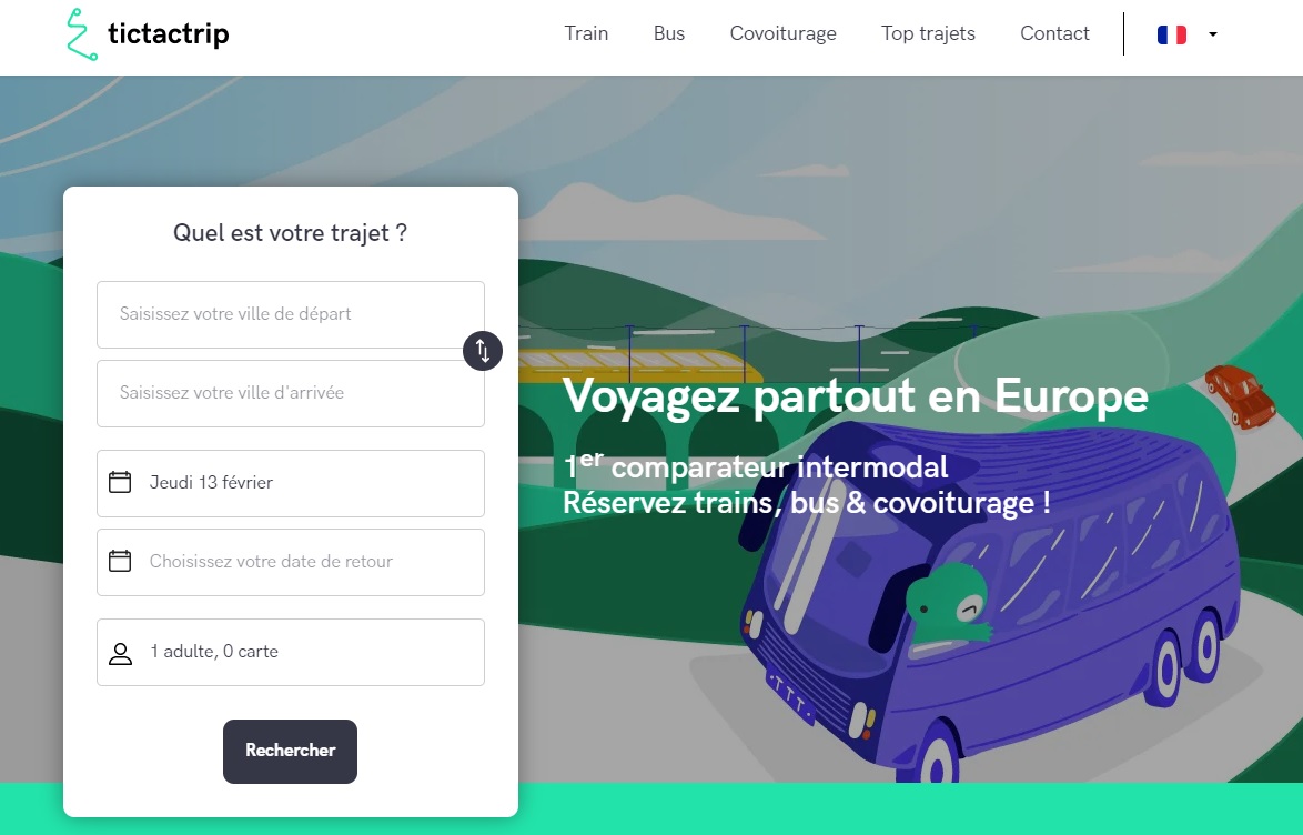 Tictactrip site