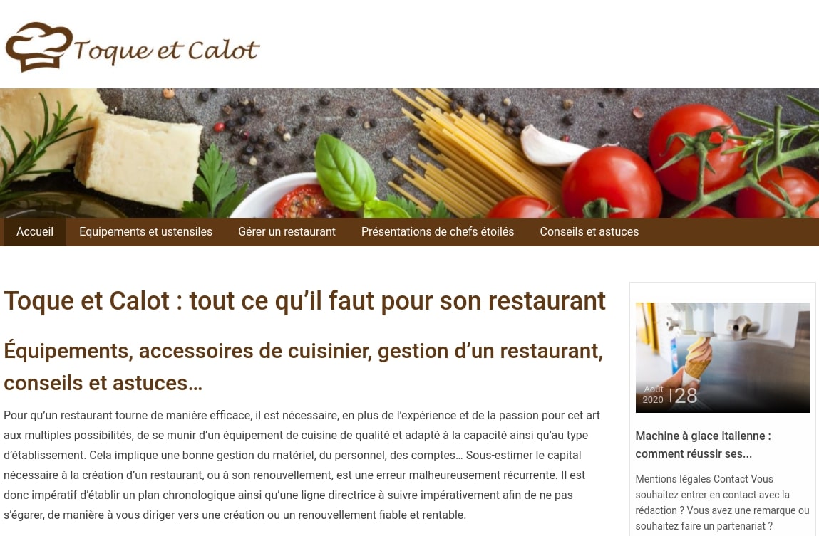 toque et calot