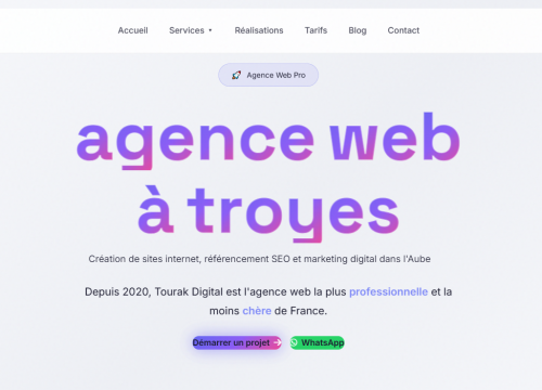Tourak Digital agence web Troyes