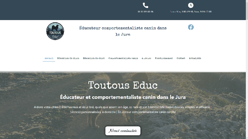 Toutous Educ - Educateur et comportementaliste canin dans le Jura
