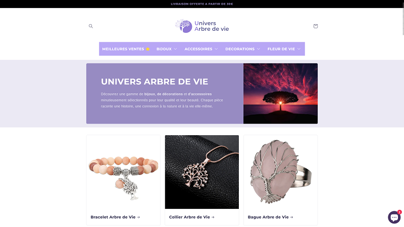 Univers Arbre de Vie 