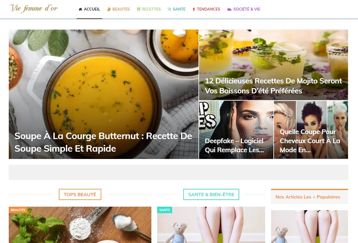 site web viefemmedor.com