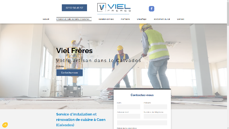 Viel Frères - Rénovation de cuisine à Caen 