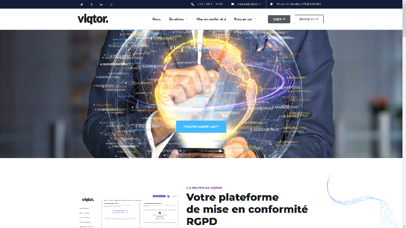 Viqtor plateforme RGPD