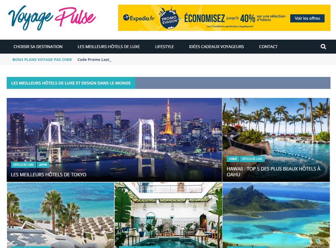 Voyage Pulse guide de voyage 
