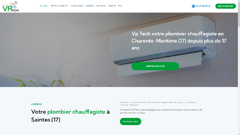 VP TECH - Plombier Chauffagiste à Saintes