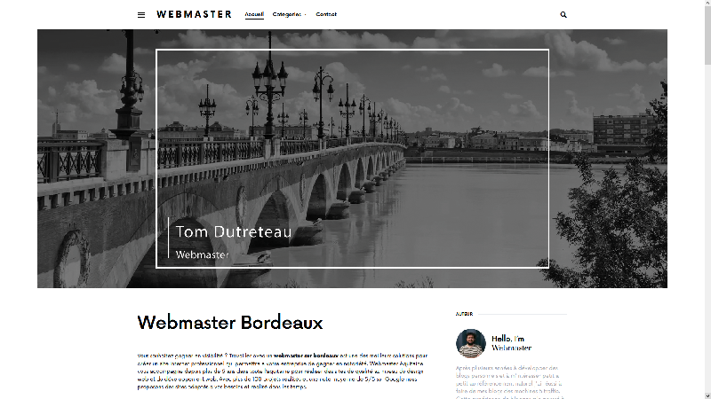 Webmaster Aquitaine