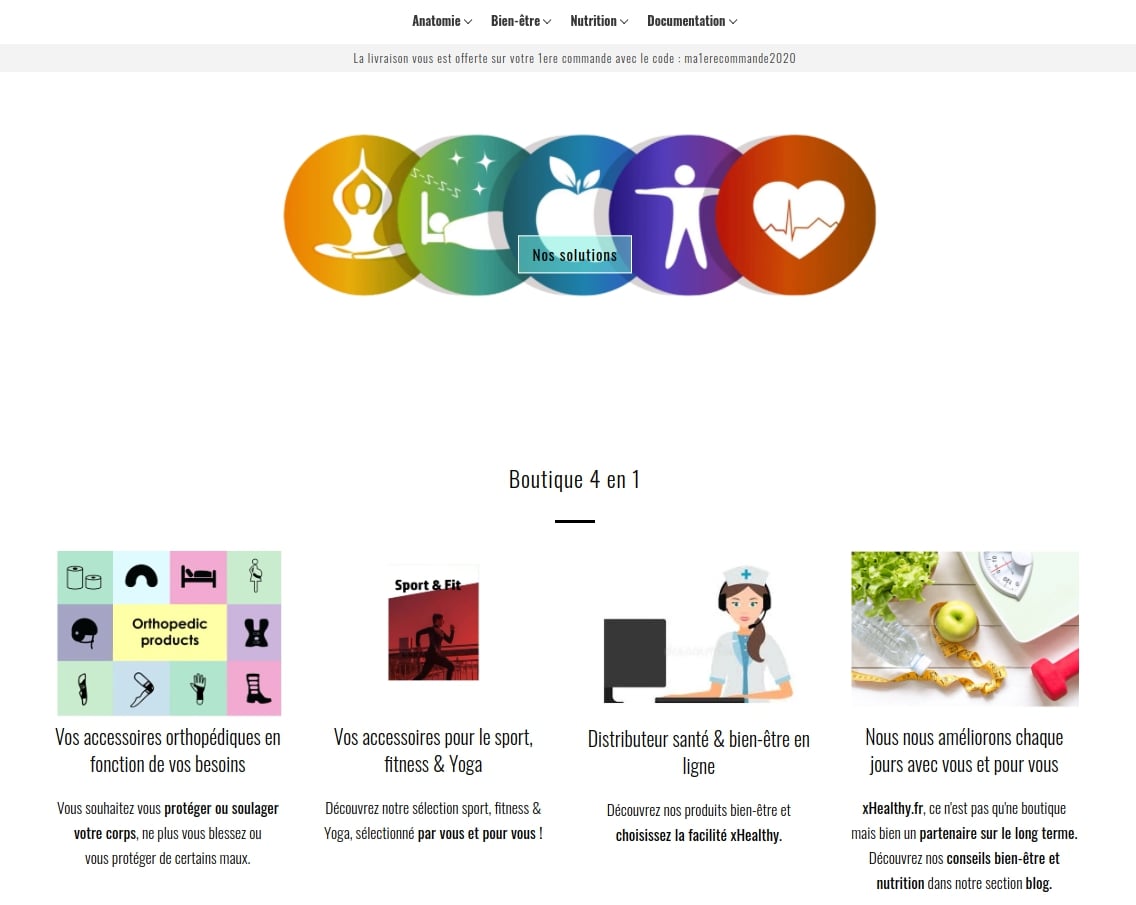xHealthy santé posture sport bien être