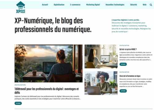 Home du site xp-numerique.com