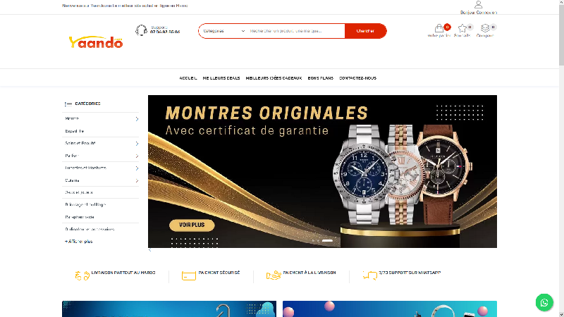 Yaando site achat en ligne