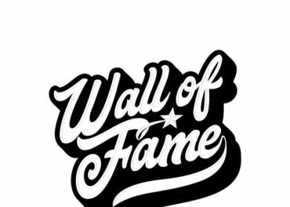affiche sportive wall of fame