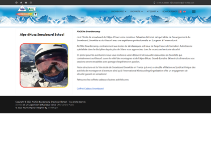 Air2Kite Boardercamp - Alpe dHuez Snowboard School