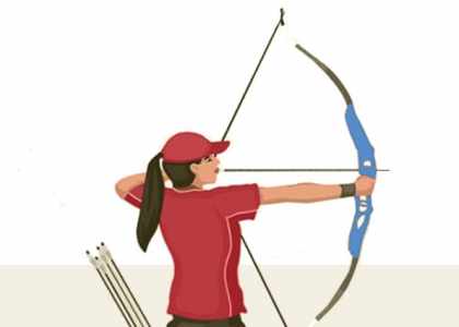 animation tir à l'arc