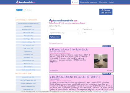Annonces Paramedicales