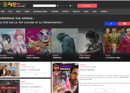 ASKEAR - Manga, Serie, Film, Jeux video