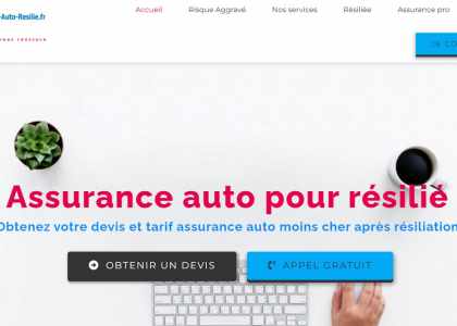 Comparateur d'assurance auto pour résilié